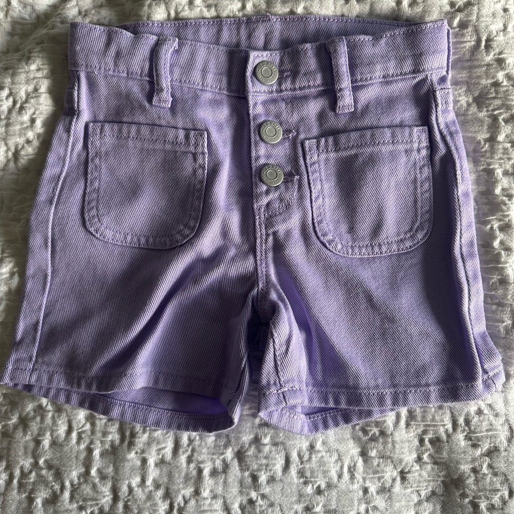 Old Navy Purple Denim Shorts Casual Summer Style